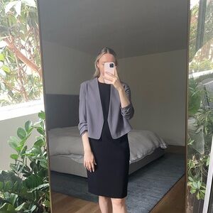 Babaton Macauley Power Waist Blazer Open Front 3/4 Length Sleeves Size 6